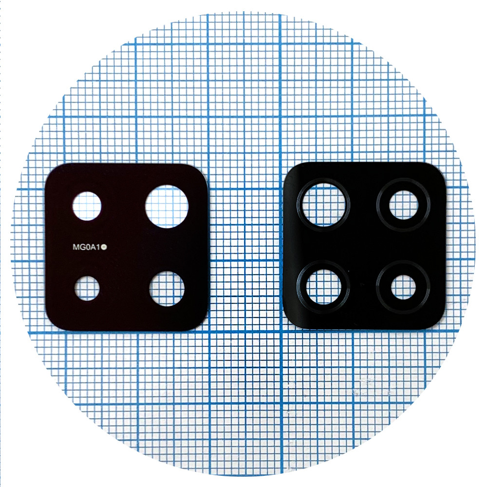 Скло камери Samsung Galaxy A42 5G (чорне), фото 1