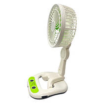 Вентилятор портативний настільний KC-7900 з Usb зарядкою і Led-підсвіткою 207768, фото 3