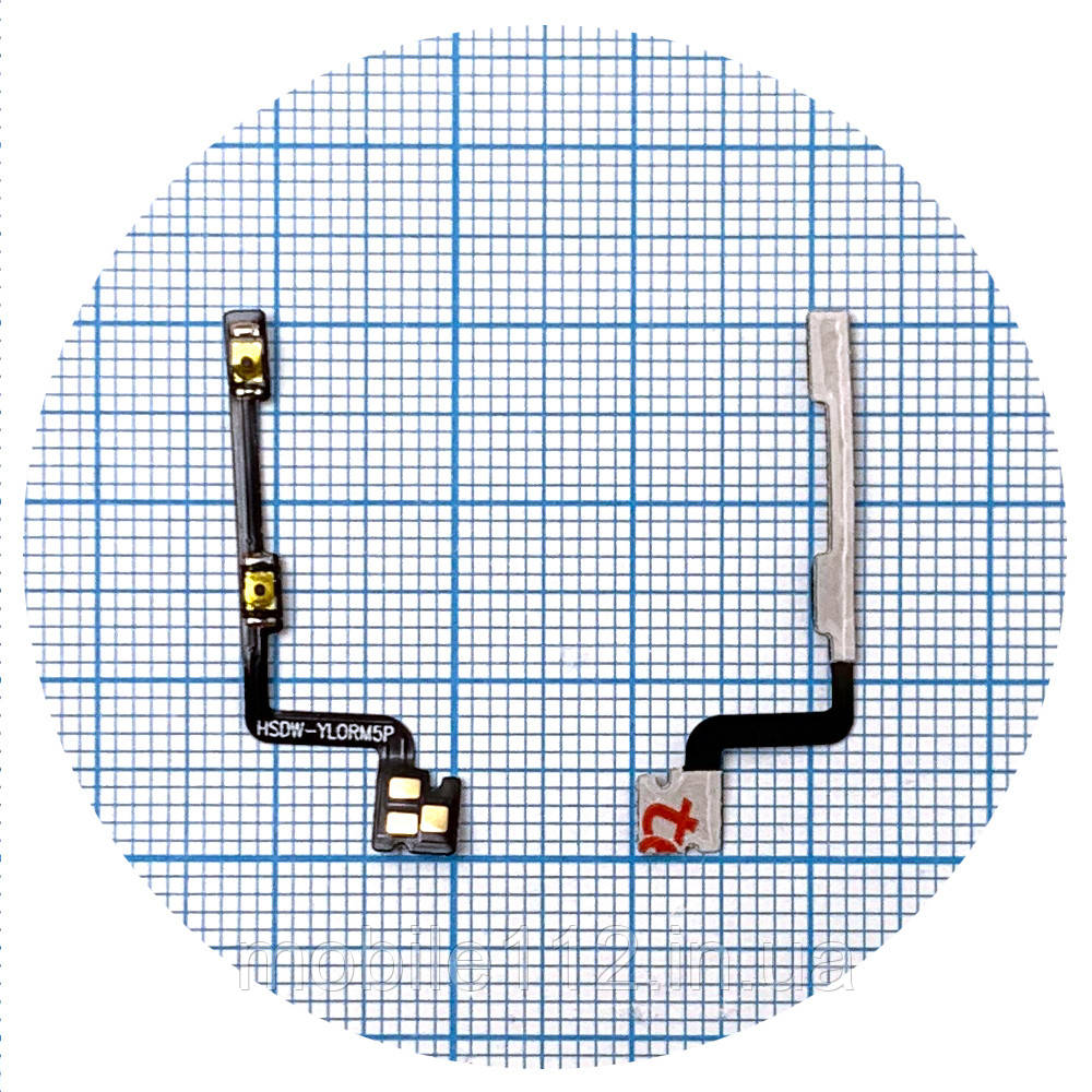 Шлейф Realme 5 Pro з клавішами гучності, фото 1