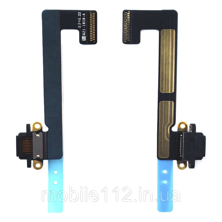 Шлейф Apple iPad Mini 2, iPad Mini 3 з роз'ємом зарядки чорний оригінал Китай