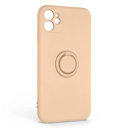 Чохол ArmorStandart Icon Ring для Apple iPhone 11 Pink Sand (ARM68644), фото 1