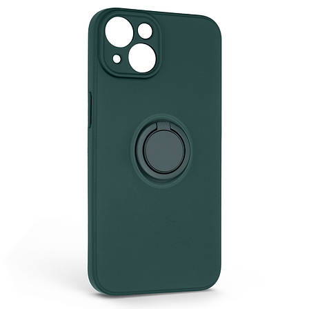 Чохол ArmorStandart Icon Ring для Apple iPhone 14 Dark Green (ARM68691), фото 1