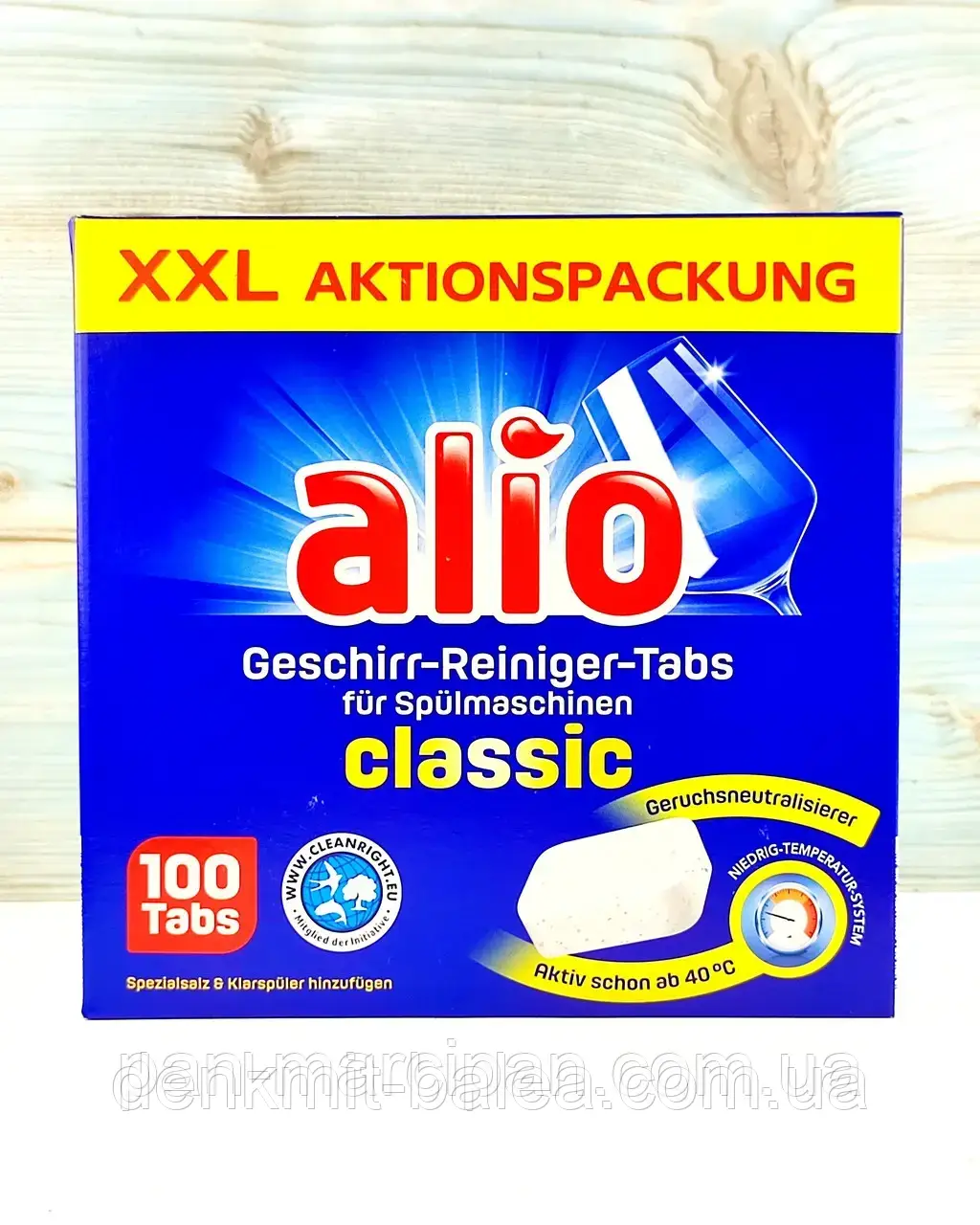 Таблетки для посудомийних машин  Alio Classic 100 шт., фото 1