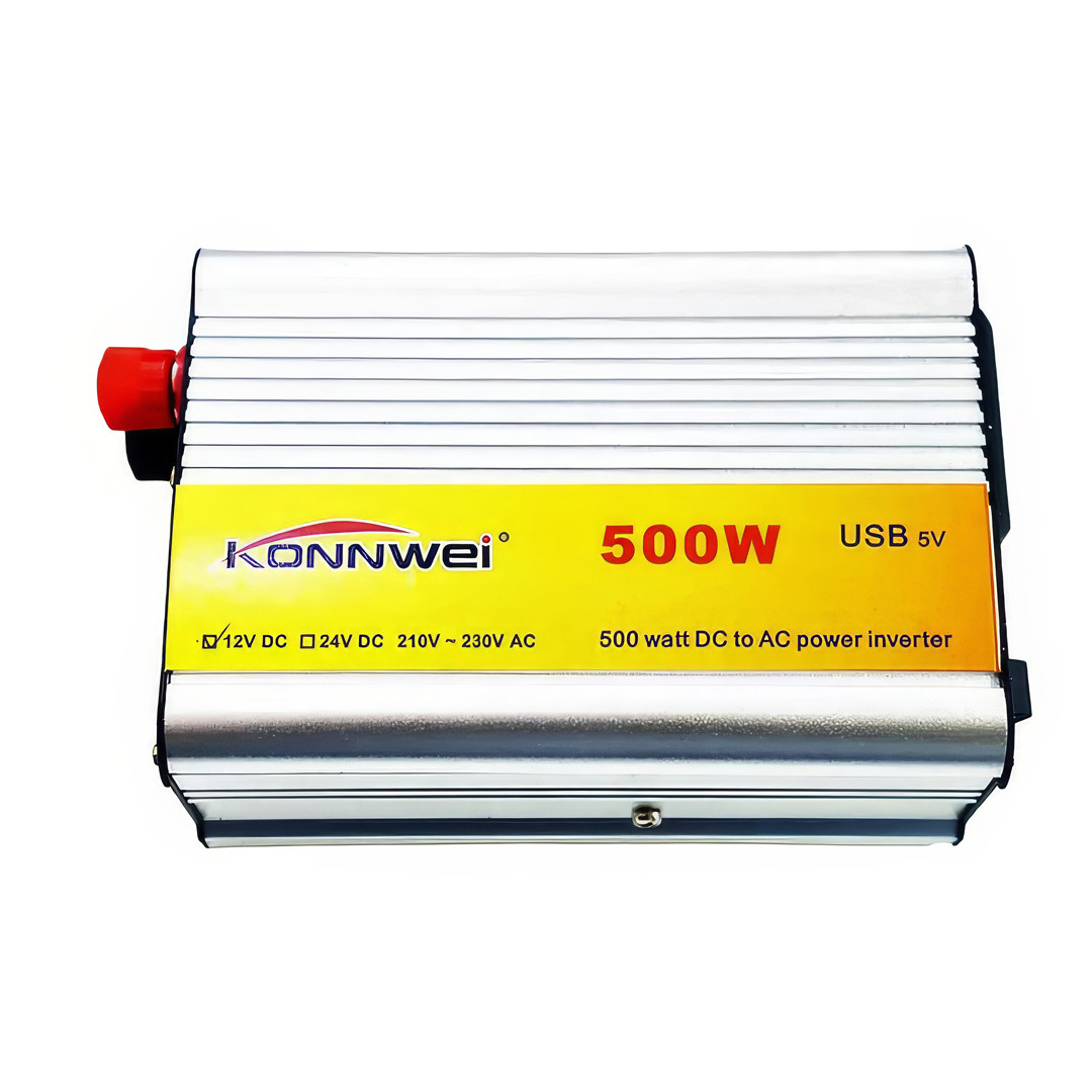 Перетворювач напруги інвертор Konnwei 500W 12-220V Автомобільний перетворювач, фото 1
