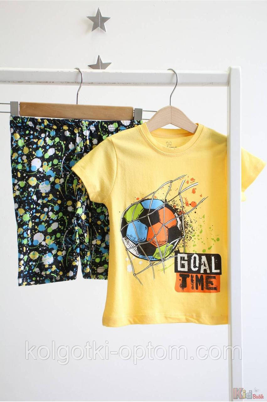 ОПТОМ Піжама жовта "Goal Time" для хлопчика (80 см.)  Vitmo 8684200112187, фото 1