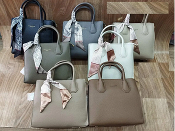 Сумочка жіноча ділова шопер на блискавці 26*23 см зі штучної шкіри в різних варіантах Lily