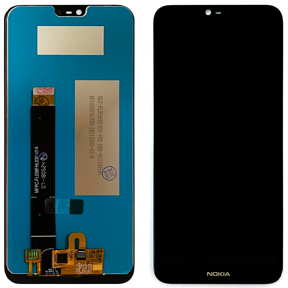 Дисплей (екран) Nokia 7.1 TA-1100 TA-1095 з тачскріном (чорний Оригінал), фото 1