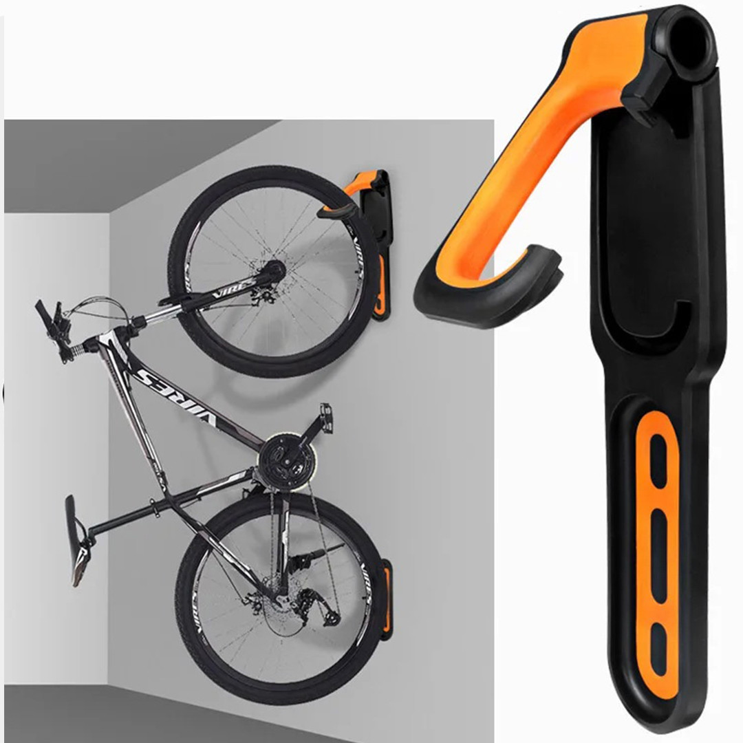 Універсальне кріплення для велосипеда на стіну — MTB, міський, шосейний, вертикальне зберігання, фото 1