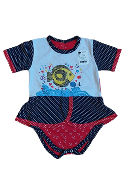 Дитячий боді "Золота рибка" р.52. Від 4шт по 33грн