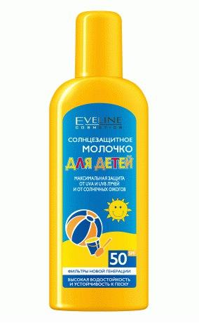 Молочко сонцезахисне для дітей SPF 50 Eveline Cosmetics 150 мл, фото 1