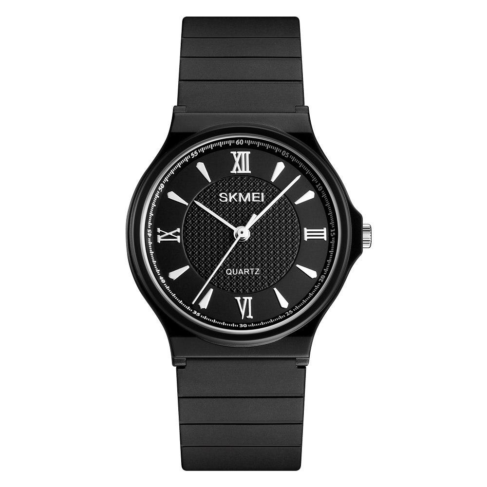 Жіночий кварцевий чорний наручний годинник Skmei Skmei 1422BK Black