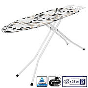 Дошка для прасування Casa Si Superstandard Basic 120x38 White/Black Leaves (CS95150E166)