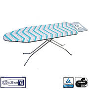 Дошка для прасування Casa Si Superstandard Basic 120x38 White/Green Zigzags (CS95150E166)