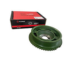 Шків колінвала демпферний чавун ВАЗ 2112 16 кл FLAGMUS