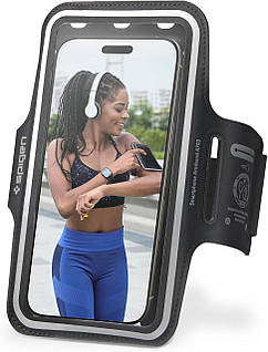 Чохол на руку Spigen Dynamic Shield Armband A703 (Плями на чохлі), Black (AMP07187)