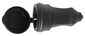 Розетка переносна с захистною кришкою каучукова e.socket.rubber.029.16, з з/к, 16А (s9100024)