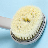 Щітка для душу з ємністю для миючого Сіра, фото 3