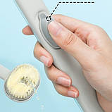 Щітка для душу з ємністю для миючого Сіра, фото 4