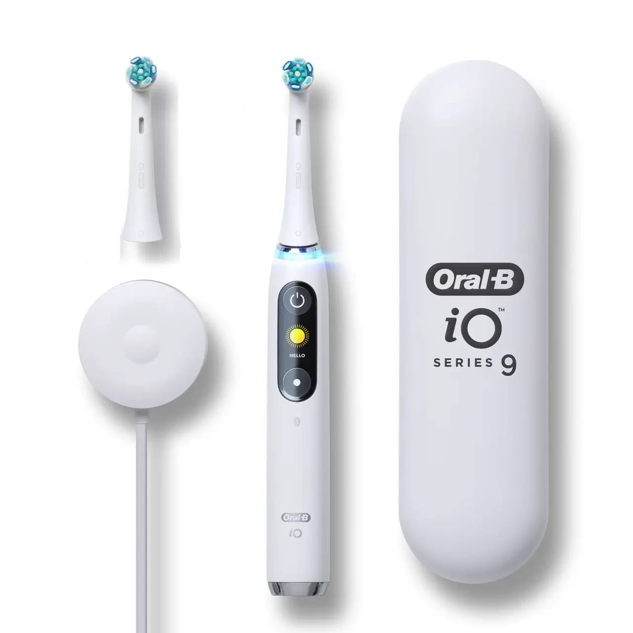 Oral-B iO Series 9 White Alabaster STARTER PACK Електрична зубна щітка