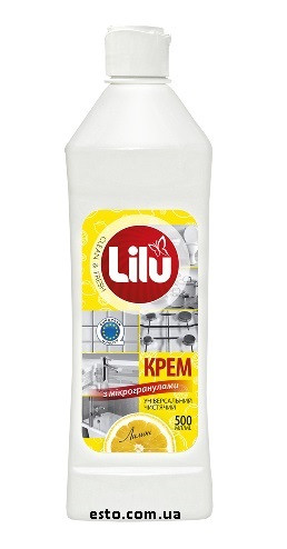 Крем універсальний для чищення LILU Лимон 500 мл