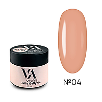 ГЕЛЬ ЖЕЛЕ ДЛЯ НІГТИВ VALERI JELLY GELLY No04 ПЕРСИКОВИЙ 15 МЛ
