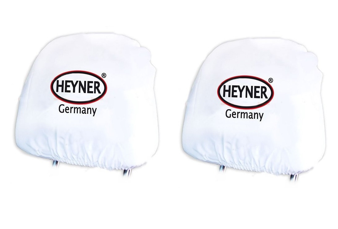 Чохли на підголовник білого кольору Heyner 736 000 комплект з 2 шт