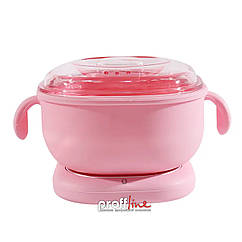 Воскоплав баночний силіконовий Professional Wax Warmer SL-400 Pink рожевий 400 мл, 100 Вт