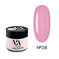 ГЕЛЬ ЖЕЛЕ ДЛЯ НІГТІВ VALERI JELLY GELLY №08 РОЖЕВИЙ 15 МЛ