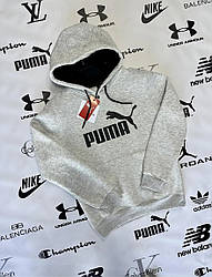 Чоловіча брендова тепла худі Pm, чоловіча зимова кофта. Кофти світшоти. Чоловічий одяг