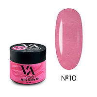 ГЕЛЬ ЖЕЛЕ ДЛЯ НІГТИВ VALERI JELLY GELLY No10 РОЖИВИЙ ПЕРЛАМУТР 15 МЛ