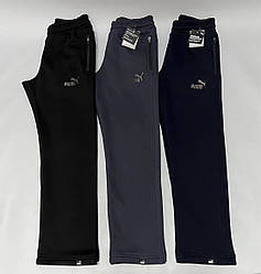 Теплі чоловічі спортивні штани Pm, зимові трикотажні спортивні штани з начосом. Чоловічий одяг