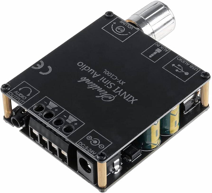 Аудіо підсилювач Miniampl tpa3116 2x100Вт, Bluetooth 5.0 \ aux\usb xy-c100l