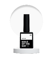 NAILSOFTHEDAY Bottle gel 01 – білий надміцний гель, 10 мл