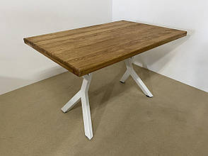 Стіл обідній нерозкладний з масиву дуба Кверція, кольори на вибір, фото 3