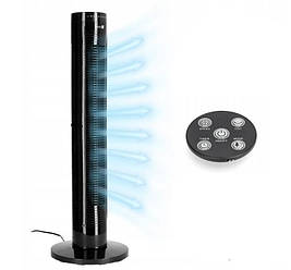 Вентилятор колонний Kobi VENT KDSN000002 81.2 см 45 Вт з пультом ДК 3 режими роботи Чорний