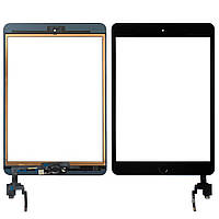Сенсор (тачскрін) Apple iPad Mini 3 A1599 A1600 чорний оригінал Китай із кнопкою