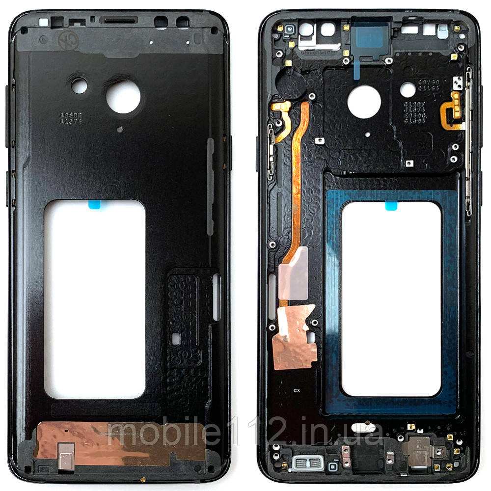 Рамка дисплея Samsung Galaxy S9+ Plus чорна оригінал Китай