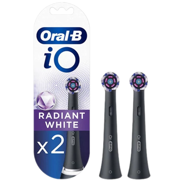 Насадки Oral-B iO RB WB Radiant White Black (2 шт.)