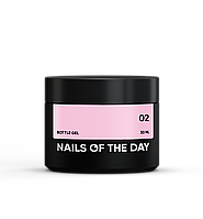 NAILSOFTHEDAY Bottle gel 02 – надміцний гель (блідно-рожевий), 30 мл