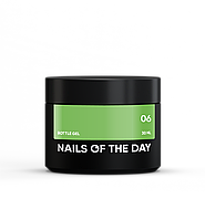 NAILSOFTHEDAY Bottle gel 06 – надміцний гель для нарощування (світло-салатовий), 30 мл