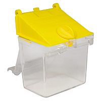 Годівниця з кришкою в карту для птахів 5,5*4*7,5 см Лорі НП 001