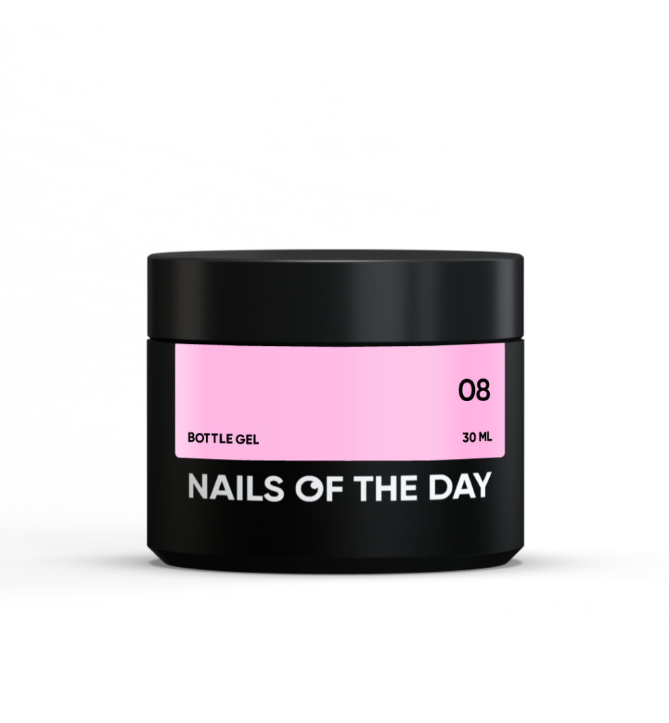 NAILSOFTHEDAY Bottle gel 08 – надміцний гель ТОЙ самий легендарний ботл, 30 мл