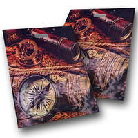 Пакет із прорізною ручкою поліетиленовий розмір 45х53+3 "Острів скарбів" Леомі 50 шт/уп.