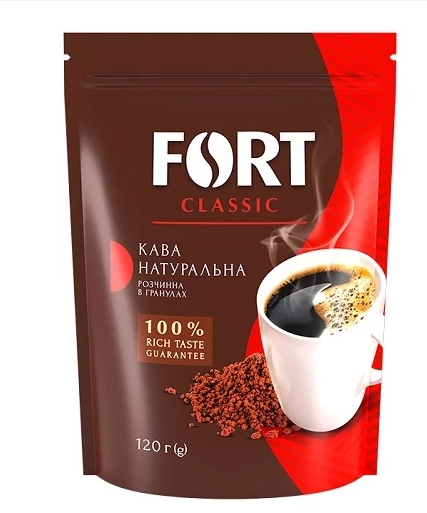 Кофе растворимый Fort гранулированный в пакетах 120 гр 8720254065588 ...