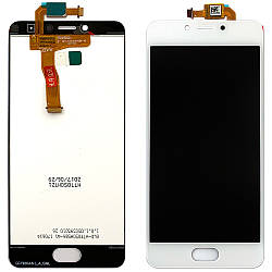 Дисплей (екран) Meizu M5c M710H з тачскріном (білий Оригінал)