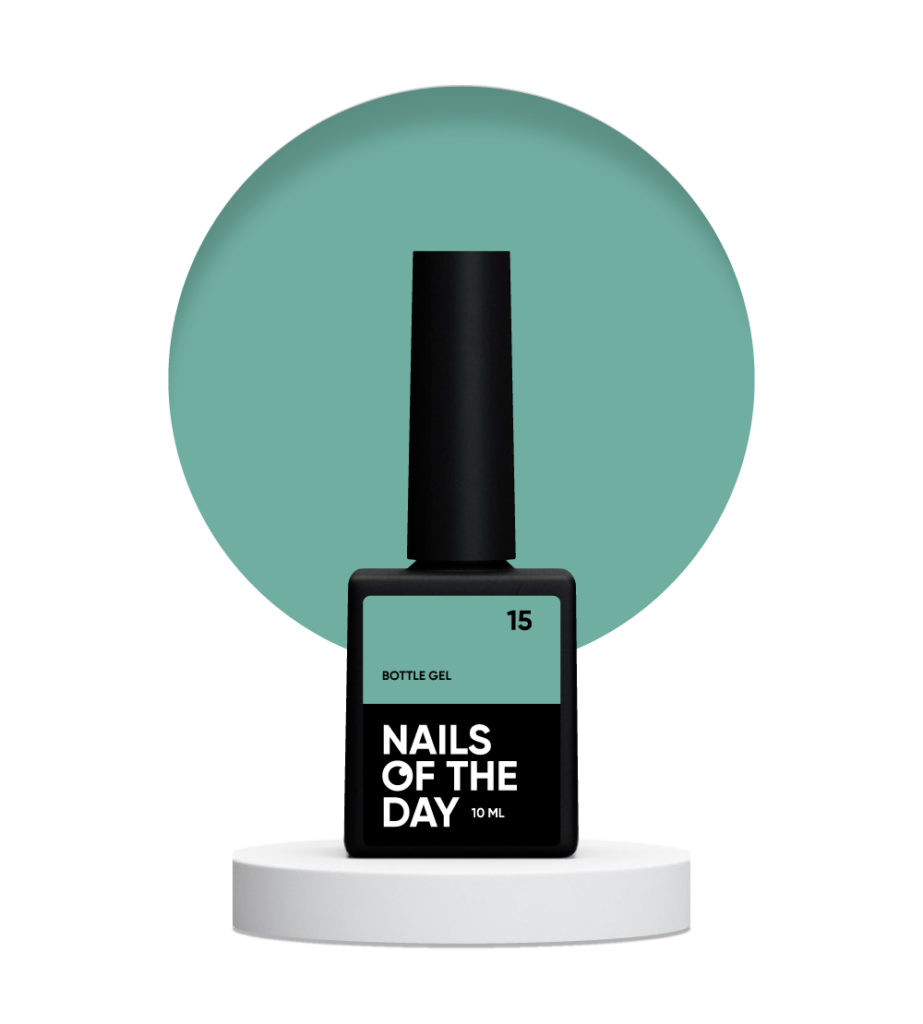 NAILSOFTHEDAY Bottle gel 15 — надміцний гель для нігтів, 10 мл, фото 1
