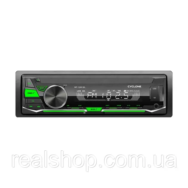Автомагнітола CYCLONE MP-1086 M, з підсвіткою RGB