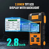 Lancol MICRO 510 (росське меню кольоровий дисплей) аналізатор акб із принтером, фото 4