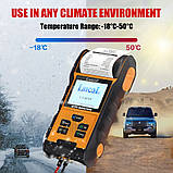 Lancol MICRO 510 (росське меню кольоровий дисплей) аналізатор акб із принтером, фото 5