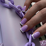 NAILSOFTHEDAY Bottle gel shimmer 06 – надміцний фіолетовий гель зі срібним шимером, 10 мл, фото 4